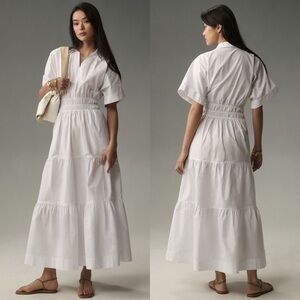 Anthropologie Petite The Somerset Maxi Dress: Shirt Dress Edition